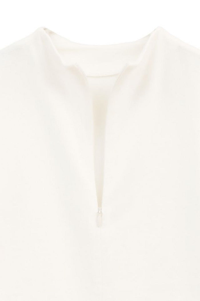 CLANE 正規商品 クラネ トップス モックネック ミドルスリーブ MOCK NECK MID SLEEVE TOPS ホワイト/ブラック/レッド 3色展開 2026秋冬新作【111051123】