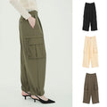 CLANE 正規商品 クラネ ローウエストポケット カーゴ パンツ LOW WAIST POCKET CARGO PANTS アイボリー/カーキ/ブラック 3色展開 2026秋冬新作【111107063】