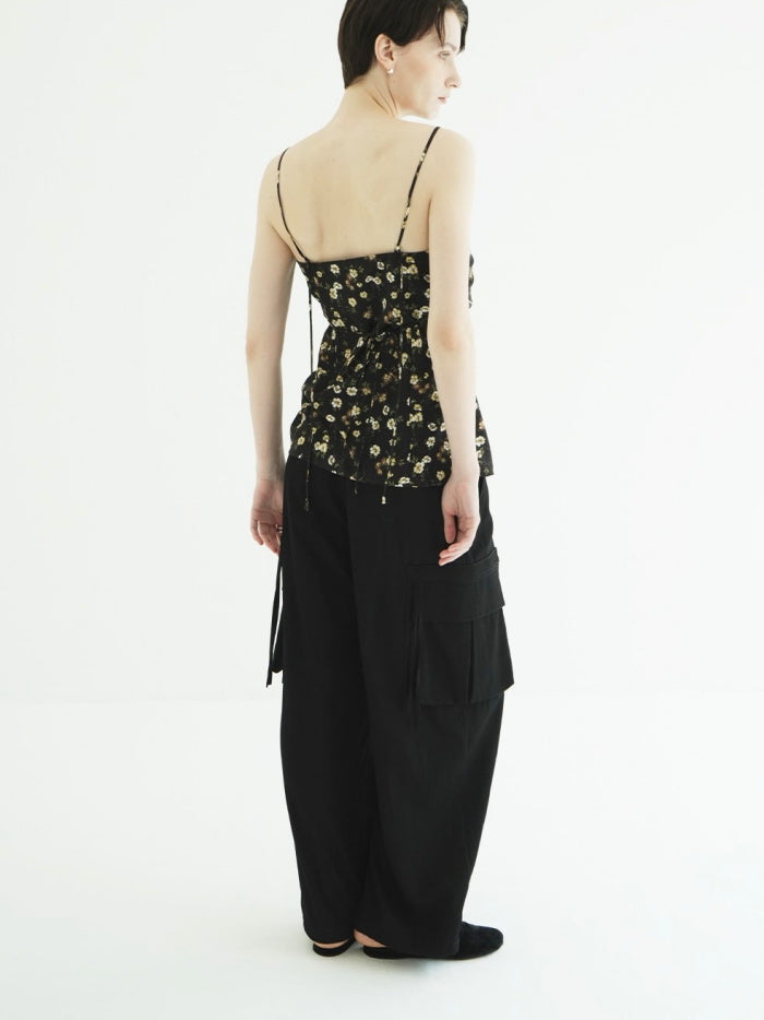CLANE 正規商品 クラネ ローウエストポケット カーゴ パンツ LOW WAIST POCKET CARGO PANTS アイボリー/カーキ/ブラック 3色展開 2026秋冬新作【111107063】