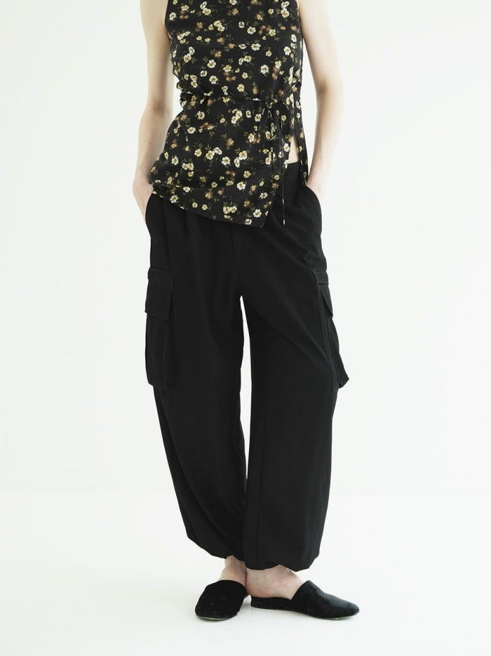 CLANE 正規商品 クラネ ローウエストポケット カーゴ パンツ LOW WAIST POCKET CARGO PANTS アイボリー/カーキ/ブラック 3色展開 2026秋冬新作【111107063】