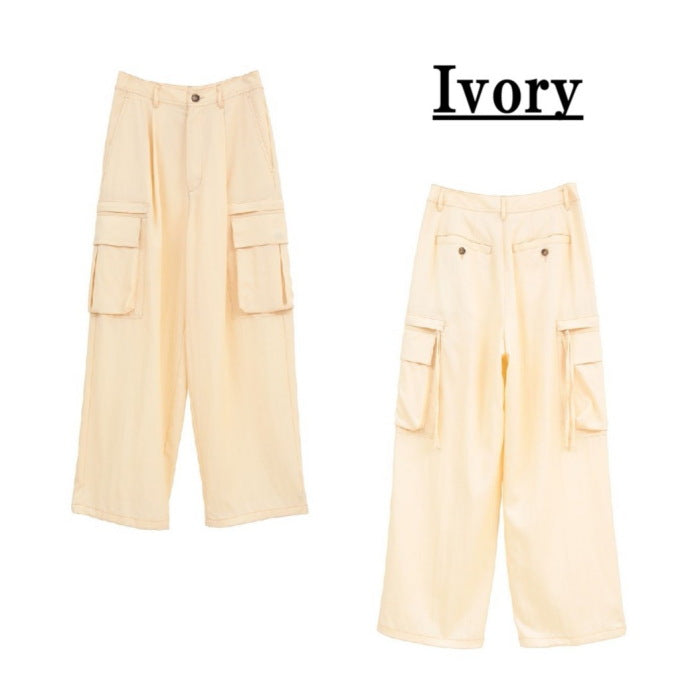 CLANE 正規商品 クラネ ローウエストポケット カーゴ パンツ LOW WAIST POCKET CARGO PANTS アイボリー/カーキ/ブラック 3色展開 2026秋冬新作【111107063】