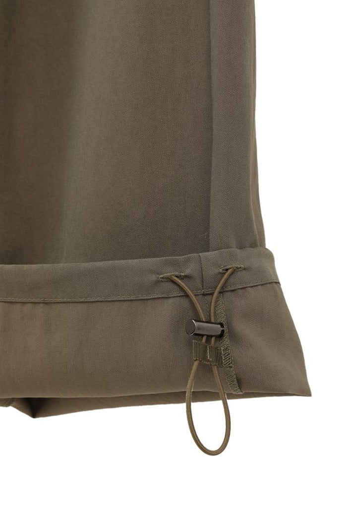 CLANE 正規商品 クラネ ローウエストポケット カーゴ パンツ LOW WAIST POCKET CARGO PANTS アイボリー/カーキ/ブラック 3色展開 2026秋冬新作【111107063】