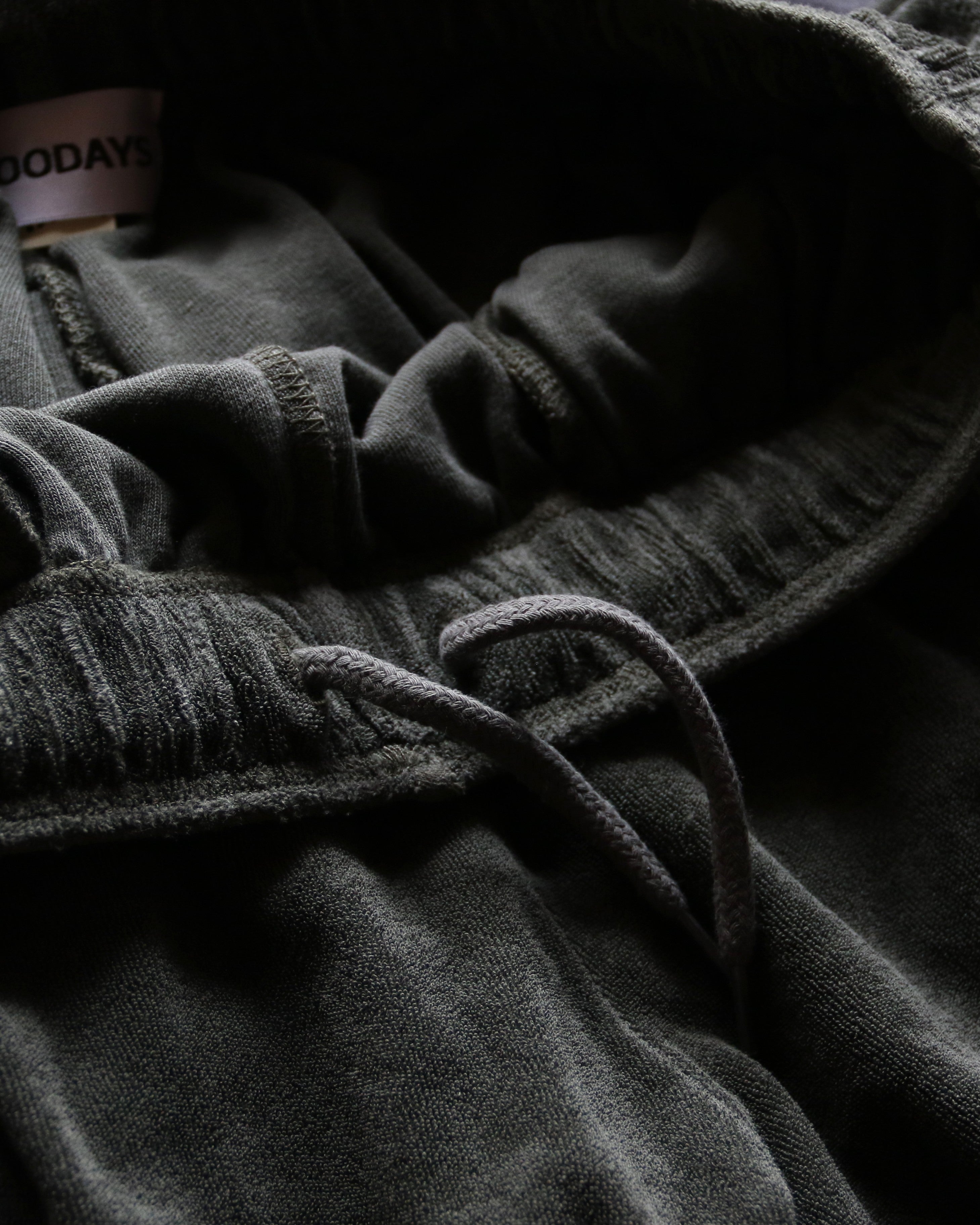 GOODAYS × SCREEN STARS パイル ピグメント ショーツ Pile pigment shorts ブラック/ダークグリーン 2色展開 2026春夏新作