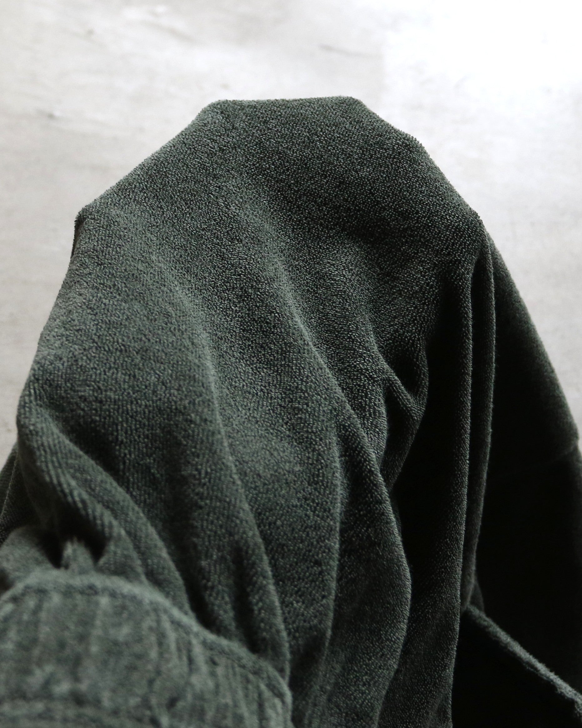 GOODAYS × SCREEN STARS パイル ピグメント ショーツ Pile pigment shorts ブラック/ダークグリーン 2色展開 2026春夏新作