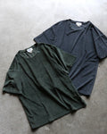 GOODAYS × SCREEN STARS  パイル ピグメント 半袖Tシャツ Pile pigment T-shirts ブラック/ダークグリーン 2色展開 2026春夏新作