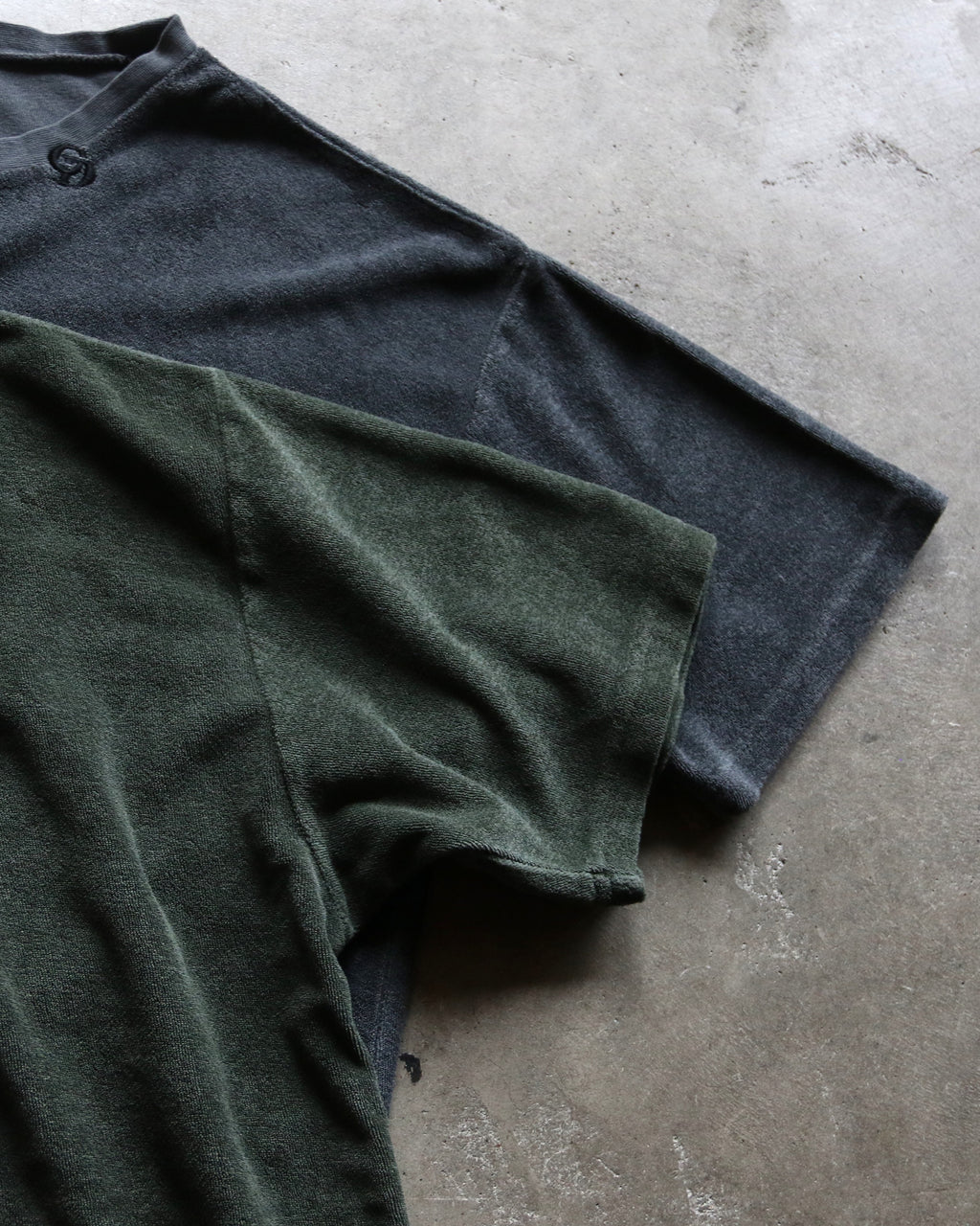 GOODAYS × SCREEN STARS  パイル ピグメント 半袖Tシャツ Pile pigment T-shirts ブラック/ダークグリーン 2色展開 2026春夏新作