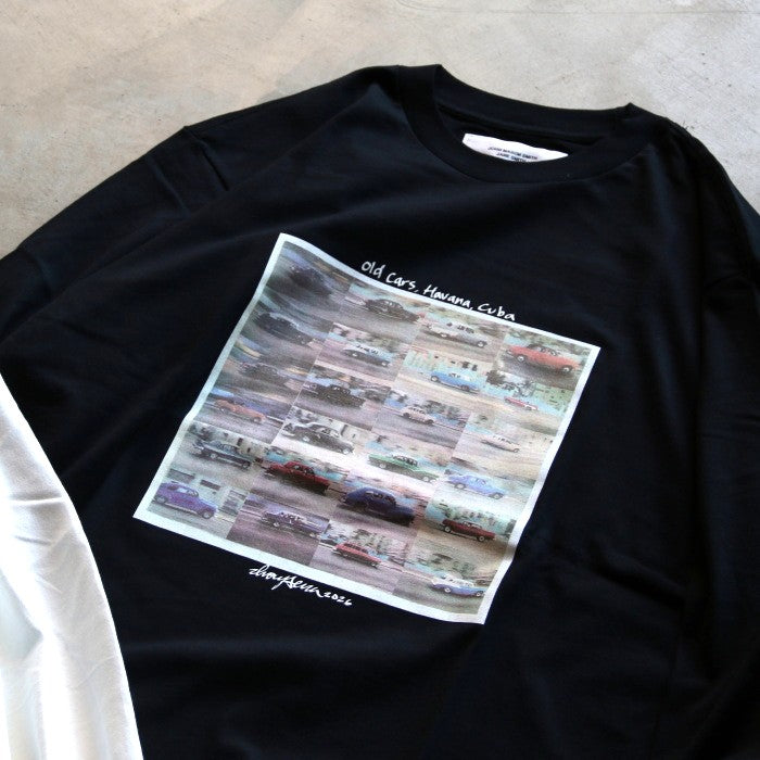 JOHN MASON SMITH / IVORY SERRA フォト プリント 長袖 Tシャツ / 26wct653s