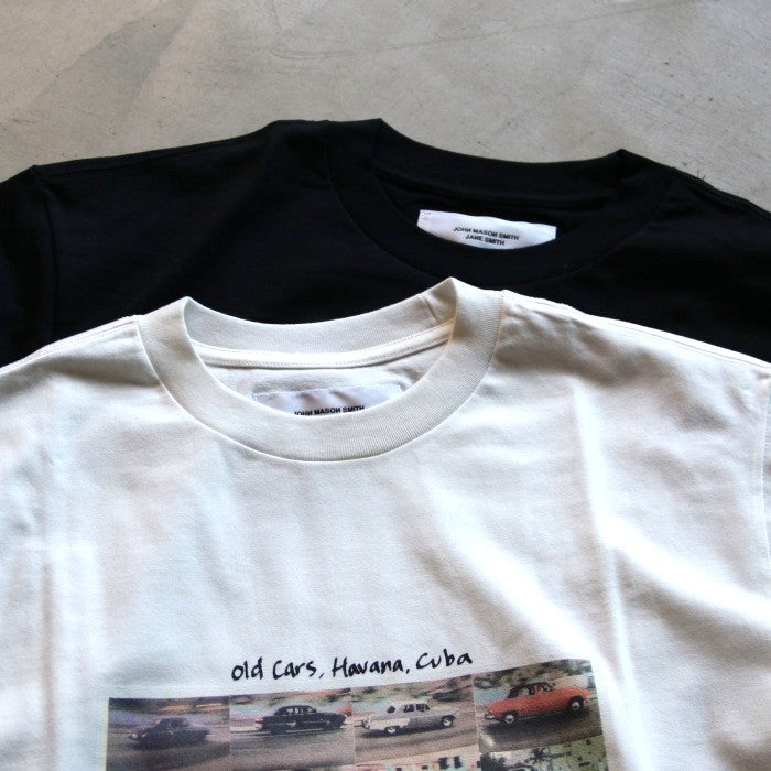 JOHN MASON SMITH / IVORY SERRA フォト プリント 長袖 Tシャツ / 26wct653s