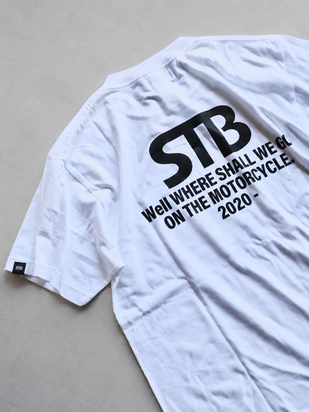 STB ロゴ プリント Tシャツ ホワイト