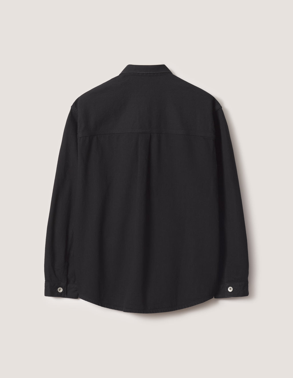 Maison Kitsune × KURO  DENIM SHIRT JACKET BLACK 2026AW