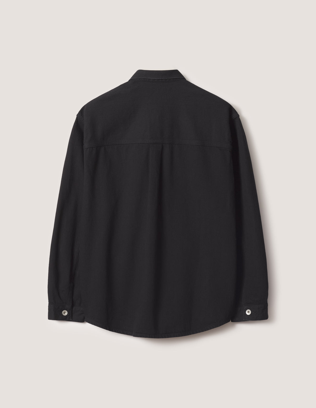 Maison Kitsune × KURO  DENIM SHIRT JACKET BLACK 2026AW