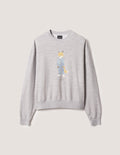 Maison Kitsune × KURO THE CRAFTED FOX SWEATSHIRT HEATHER GREY 2026AW