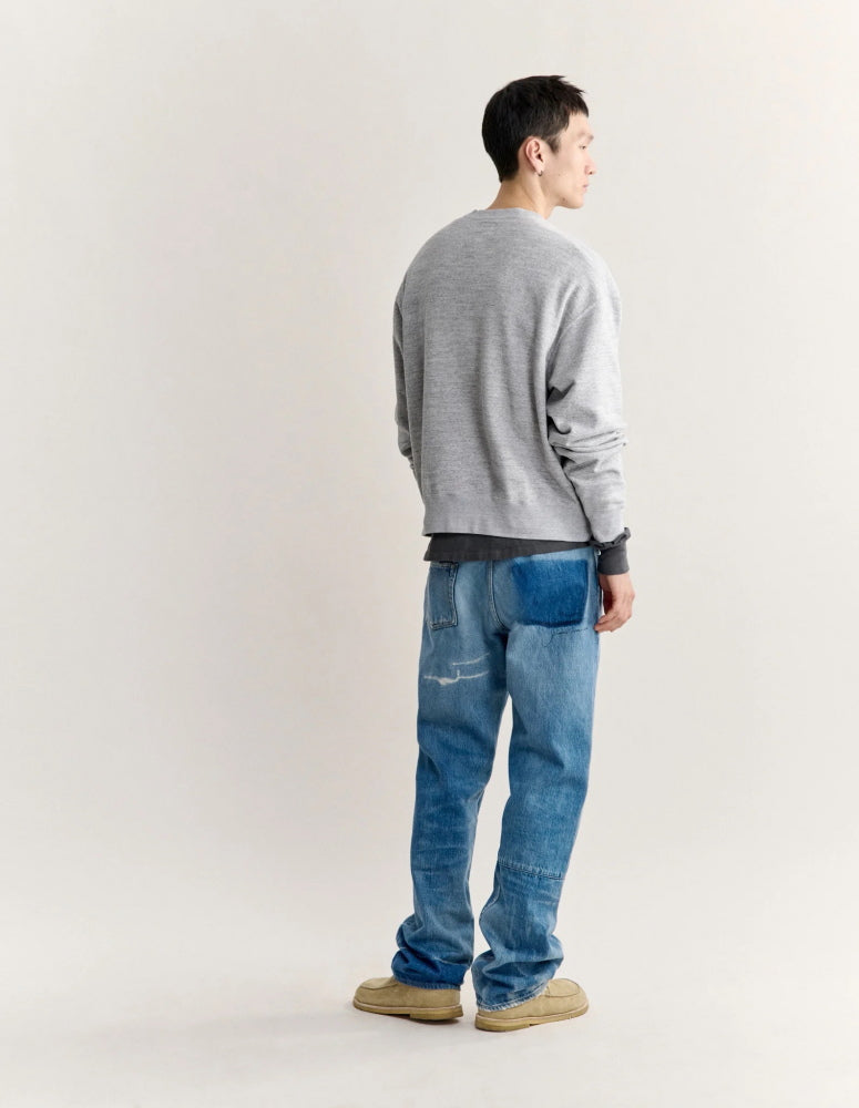 Maison Kitsune × KURO THE CRAFTED FOX SWEATSHIRT HEATHER GREY 2026AW