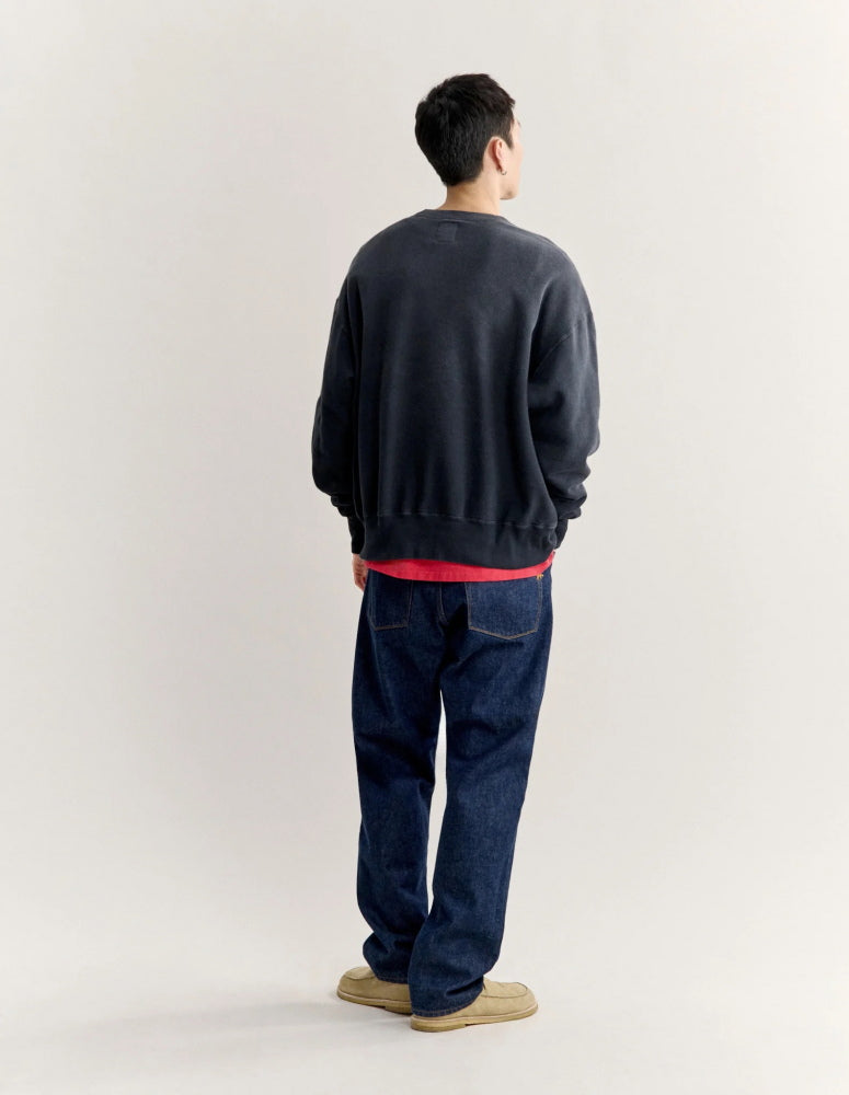 Maison Kitsune × KURO SUNFADE FOX SWEATSHIRT ADED BLACK 2026AW
