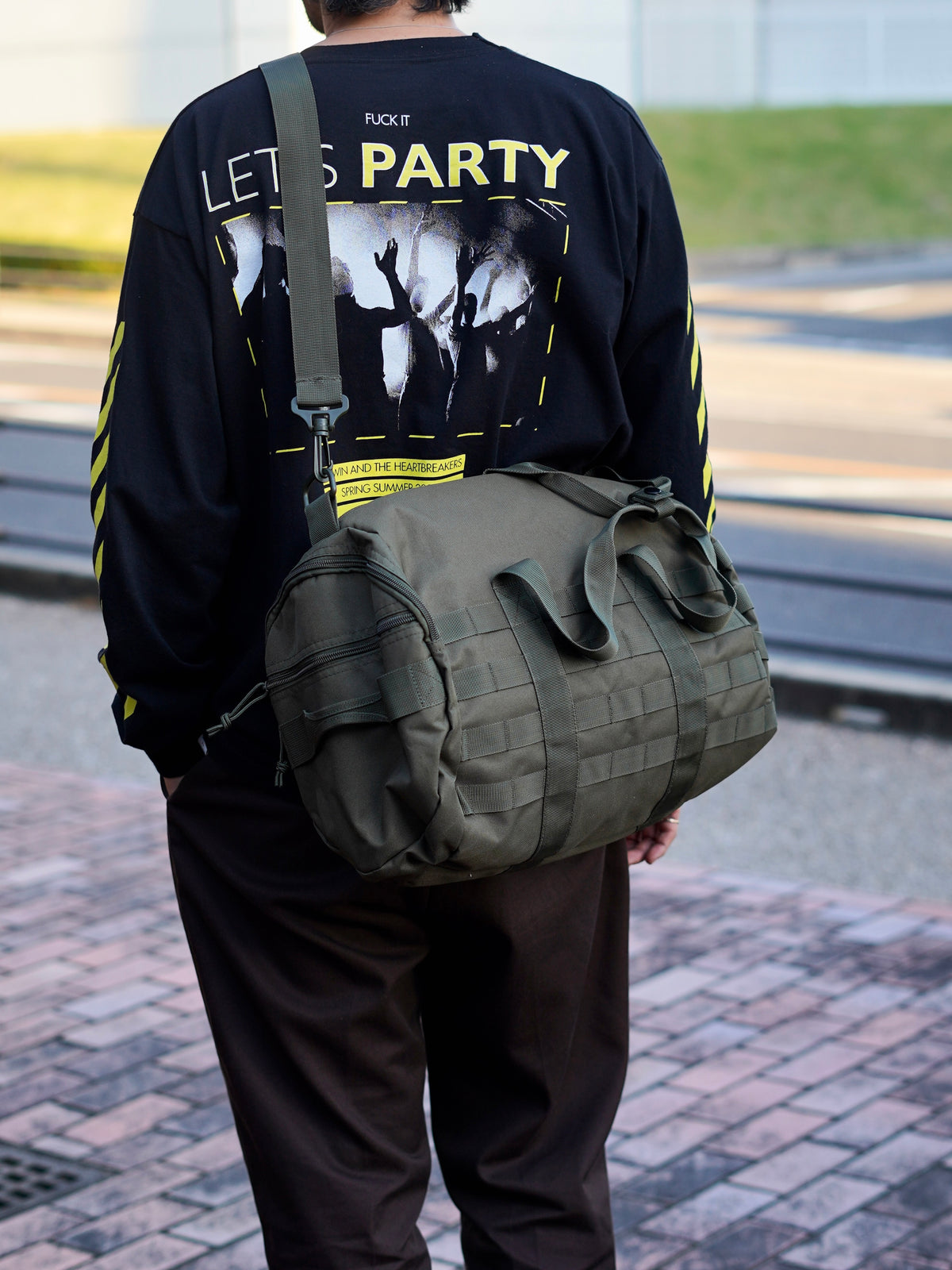 STB ドラムバッグ オリーブ