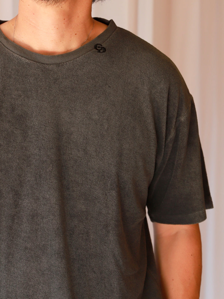 GOODAYS × SCREEN STARS  パイル ピグメント 半袖Tシャツ Pile pigment T-shirts ブラック/ダークグリーン 2色展開 2026春夏新作