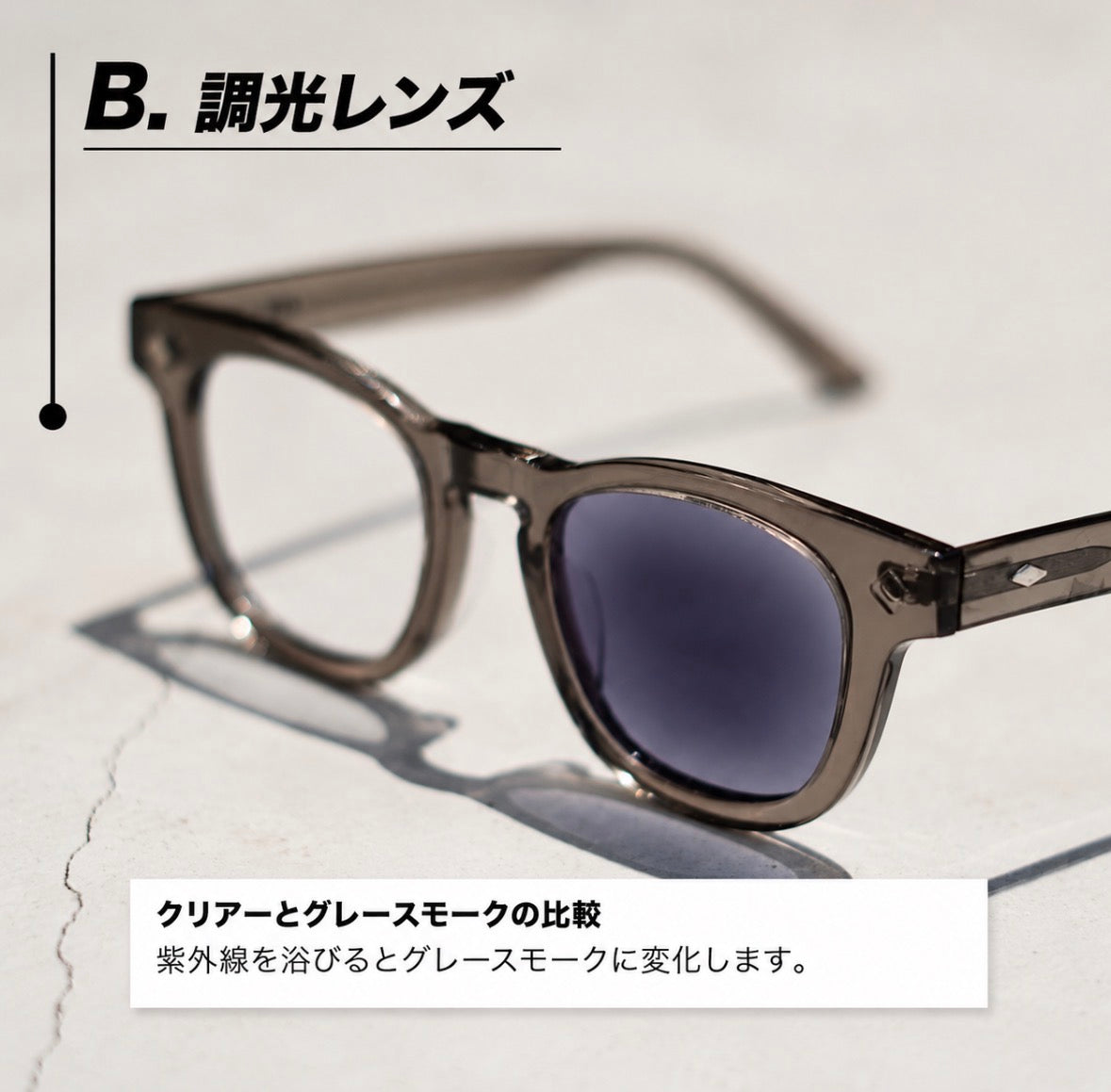 【5月23日12時 - 5月31日まで 予約受付】68グレーフレームサングラス