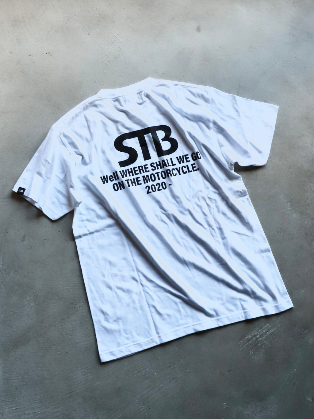 STB ロゴ プリント Tシャツ ホワイト