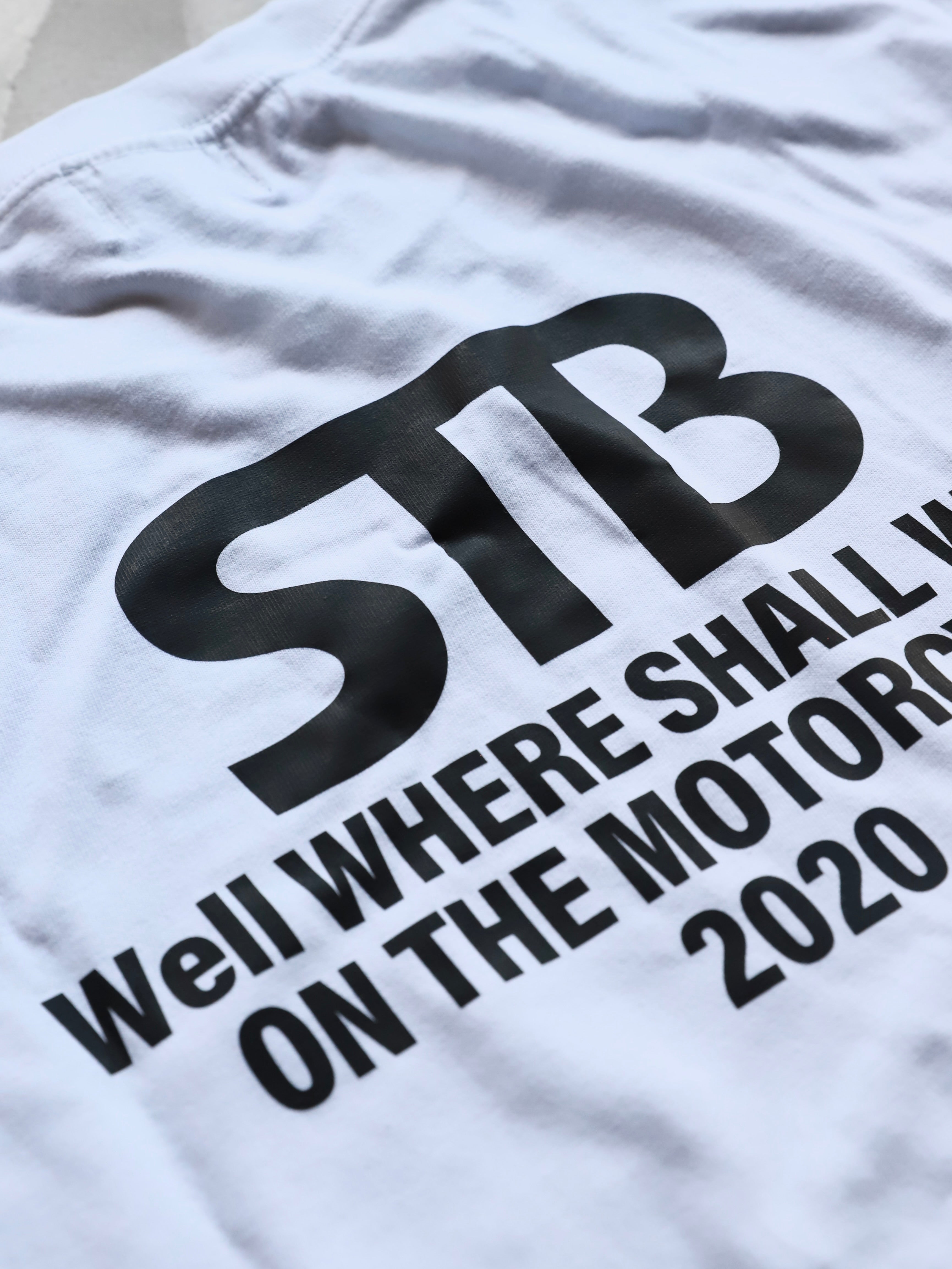 STB ロゴ プリント Tシャツ ホワイト