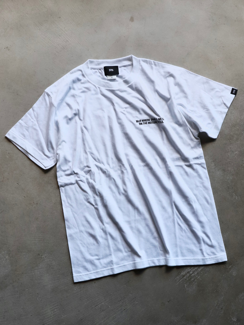 STB ロゴ プリント Tシャツ ホワイト