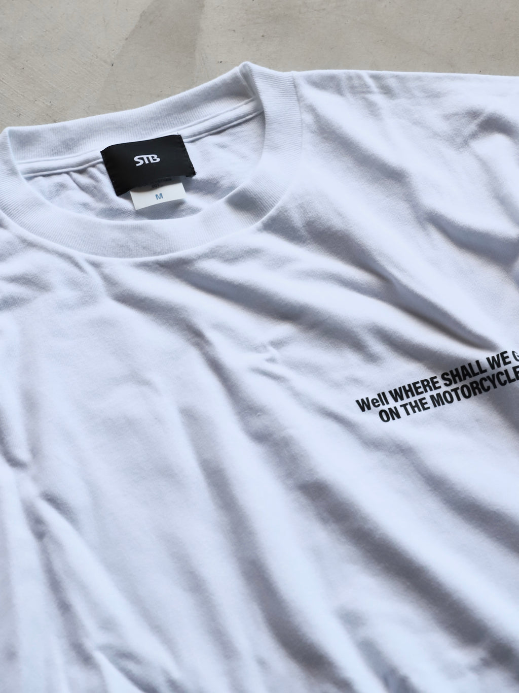 STB ロゴ プリント Tシャツ ホワイト