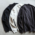 アルヴァナ トップス ロンT 無地 alvana 空紡 ミドルネック ラウンド L/S TEE SHIRTS 空紡 MIDDLENECK ROUND L/S TEE 2026秋冬新作【alv00137a】