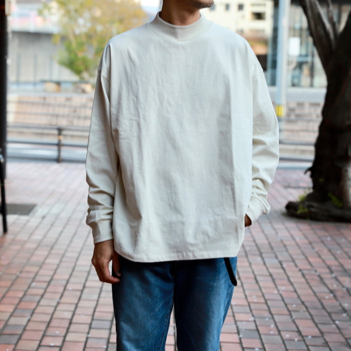 アルヴァナ トップス ロンT 無地 alvana 空紡 ミドルネック ラウンド L/S TEE SHIRTS 空紡 MIDDLENECK ROUND L/S TEE 2026秋冬新作【alv00137a】