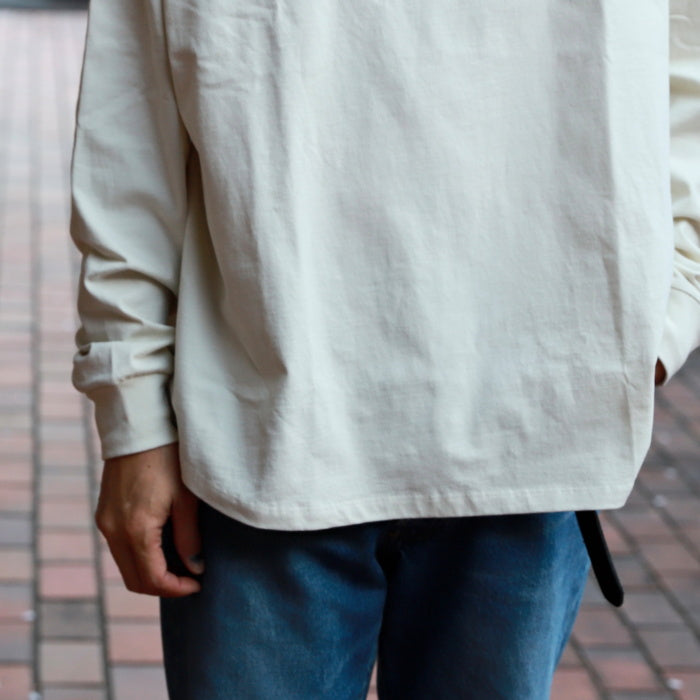 アルヴァナ トップス ロンT 無地 alvana 空紡 ミドルネック ラウンド L/S TEE SHIRTS 空紡 MIDDLENECK ROUND L/S TEE 2026秋冬新作【alv00137a】