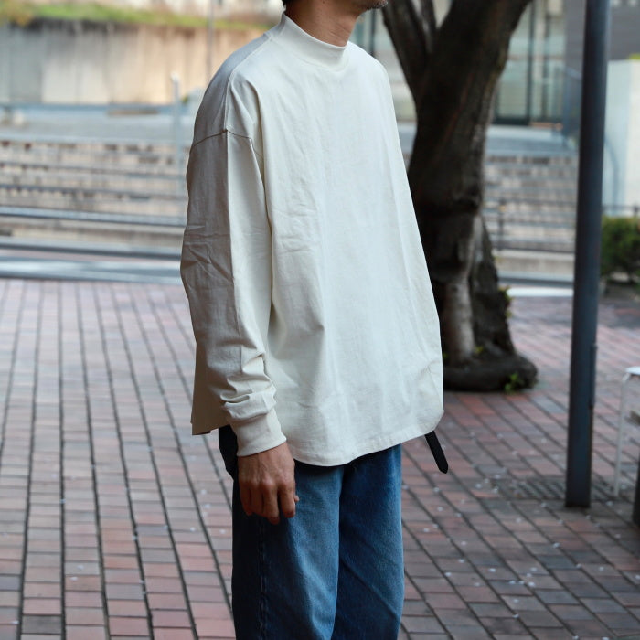 アルヴァナ トップス ロンT 無地 alvana 空紡 ミドルネック ラウンド L/S TEE SHIRTS 空紡 MIDDLENECK ROUND L/S TEE 2026秋冬新作【alv00137a】