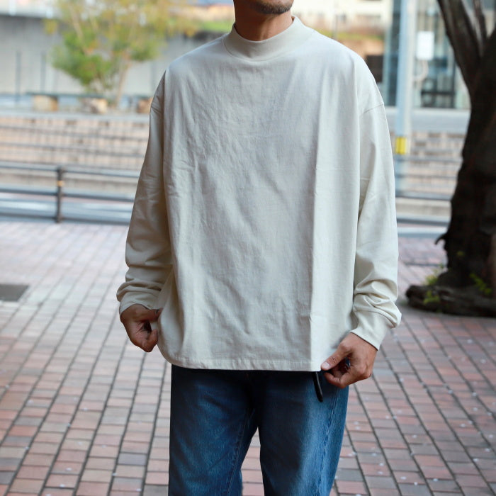 アルヴァナ トップス ロンT 無地 alvana 空紡 ミドルネック ラウンド L/S TEE SHIRTS 空紡 MIDDLENECK ROUND L/S TEE 2026秋冬新作【alv00137a】