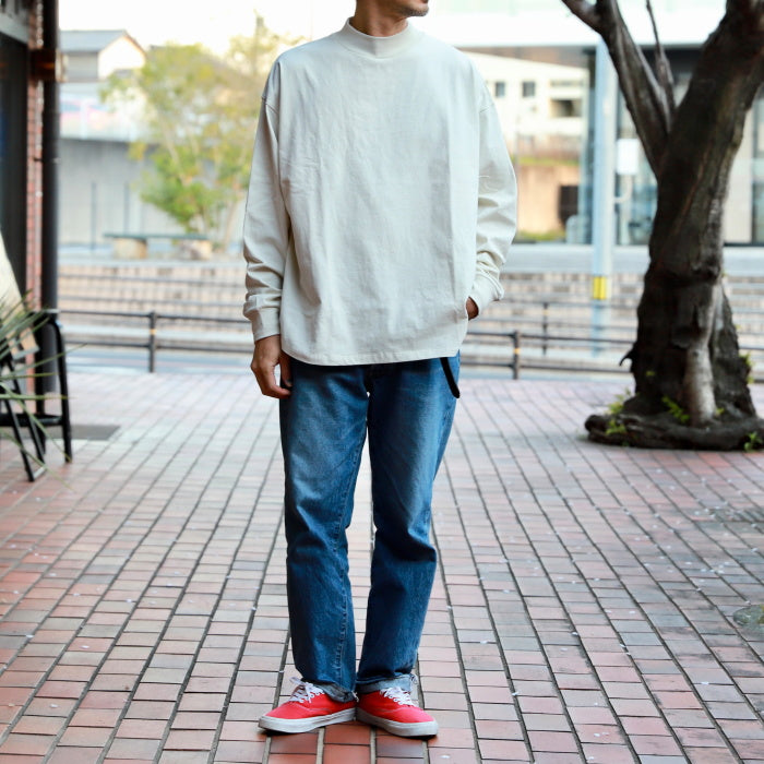 アルヴァナ トップス ロンT 無地 alvana 空紡 ミドルネック ラウンド L/S TEE SHIRTS 空紡 MIDDLENECK ROUND L/S TEE 2026秋冬新作【alv00137a】