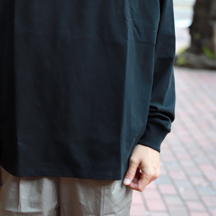 アルヴァナ トップス ロンT 無地 alvana 空紡 ミドルネック ラウンド L/S TEE SHIRTS 空紡 MIDDLENECK ROUND L/S TEE 2026秋冬新作【alv00137a】