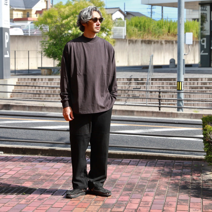 アルヴァナ トップス ロンT 無地 alvana 空紡 ボートネック L/S TEE SHIRTS 空紡 BOATNECK L/S TEE SHIRTS BLACK/DEEP BROWN/VINTAGE WHITE 2026秋冬新作【alv00201】