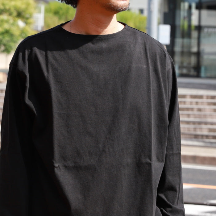 アルヴァナ トップス ロンT 無地 alvana 空紡 ボートネック L/S TEE SHIRTS 空紡 BOATNECK L/S TEE SHIRTS BLACK/DEEP BROWN/VINTAGE WHITE 2026秋冬新作【alv00201】
