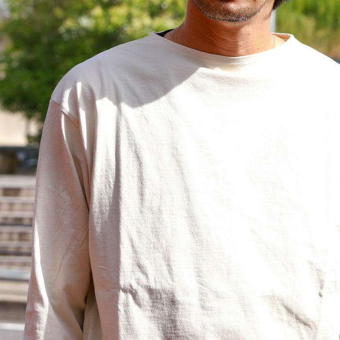 アルヴァナ トップス ロンT 無地 alvana 空紡 ボートネック L/S TEE SHIRTS 空紡 BOATNECK L/S TEE SHIRTS BLACK/DEEP BROWN/VINTAGE WHITE 2026秋冬新作【alv00201】