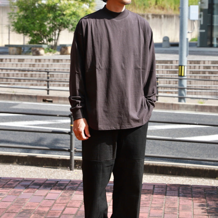 アルヴァナ トップス ロンT 無地 alvana 空紡 ボートネック L/S TEE SHIRTS 空紡 BOATNECK L/S TEE SHIRTS BLACK/DEEP BROWN/VINTAGE WHITE 2026秋冬新作【alv00201】