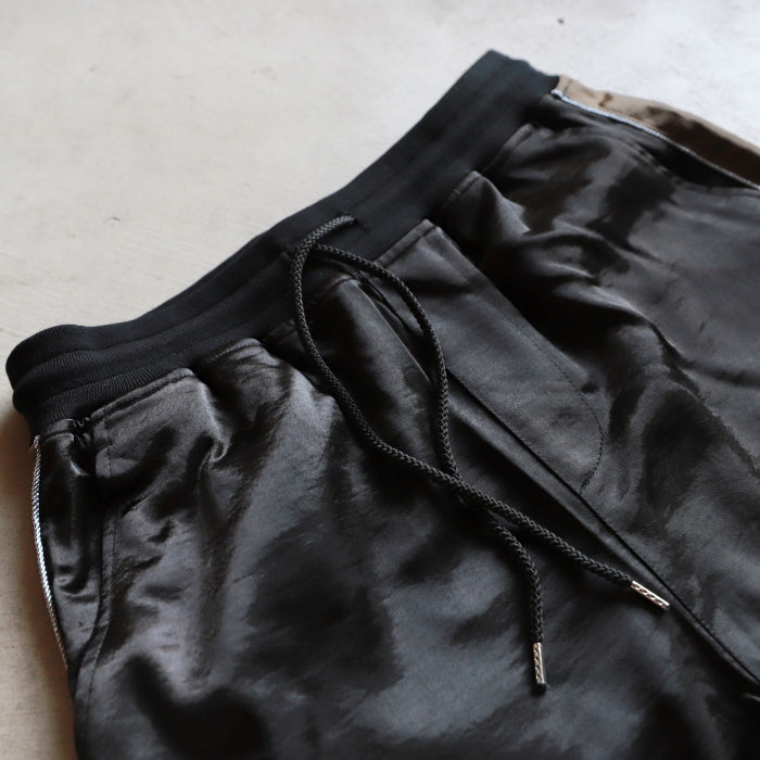 CHARGER パンツ チャージャー ユニセックス オリジナル サテン サイドライン パンツ Satin Side Line Pants ブラック Black 2026秋冬新作【cr26awpt01】