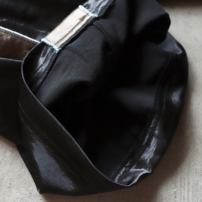 CHARGER パンツ チャージャー ユニセックス オリジナル サテン サイドライン パンツ Satin Side Line Pants ブラック Black 2026秋冬新作【cr26awpt01】