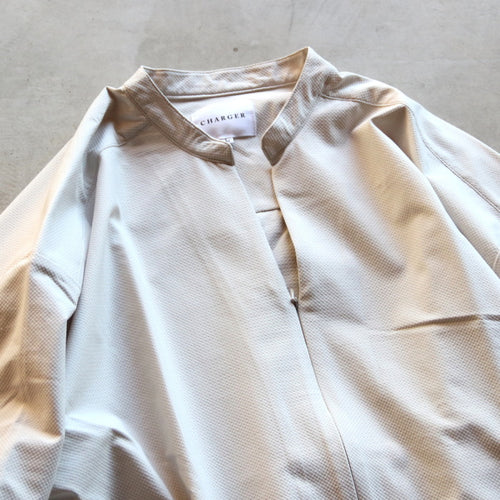 CHARGER シャツ 長袖 チャージャー スタンド スキッパー シャツ Stand Skipper L/S Shirt グレージュ Greige 2026春夏新作