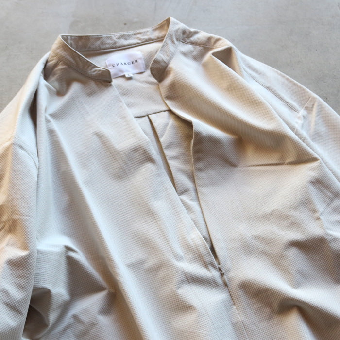 CHARGER シャツ 長袖 チャージャー スタンド スキッパー シャツ Stand Skipper L/S Shirt グレージュ Greige 2026春夏新作