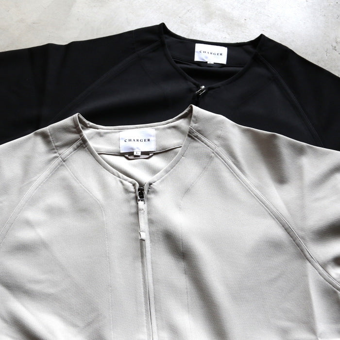 CHARGER トップス ユニセックス チャージャー オリジナル ベースボール シャツ Baseball Shirt ブラック/ベージュ Black/Beige 2色展開 2026春夏新作