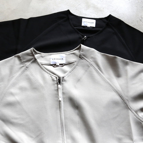 CHARGER トップス ユニセックス チャージャー オリジナル ベースボール シャツ Baseball Shirt ブラック/ベージュ Black/Beige 2色展開 2026春夏新作