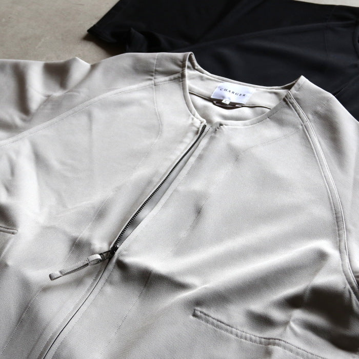 CHARGER トップス ユニセックス チャージャー オリジナル ベースボール シャツ Baseball Shirt ブラック/ベージュ Black/Beige 2色展開 2026春夏新作
