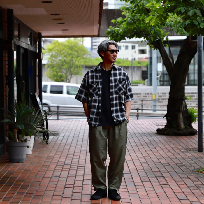 CHARGER トップス チャージャー オリジナル チェック スピンドル シャツ Check Spindle Shirt ブラック/ブラウン Black/Brown 2色展開 2026春夏新作