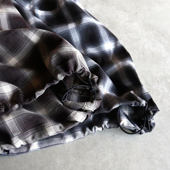 CHARGER トップス チャージャー オリジナル チェック スピンドル シャツ Check Spindle Shirt ブラック/ブラウン Black/Brown 2色展開 2026春夏新作