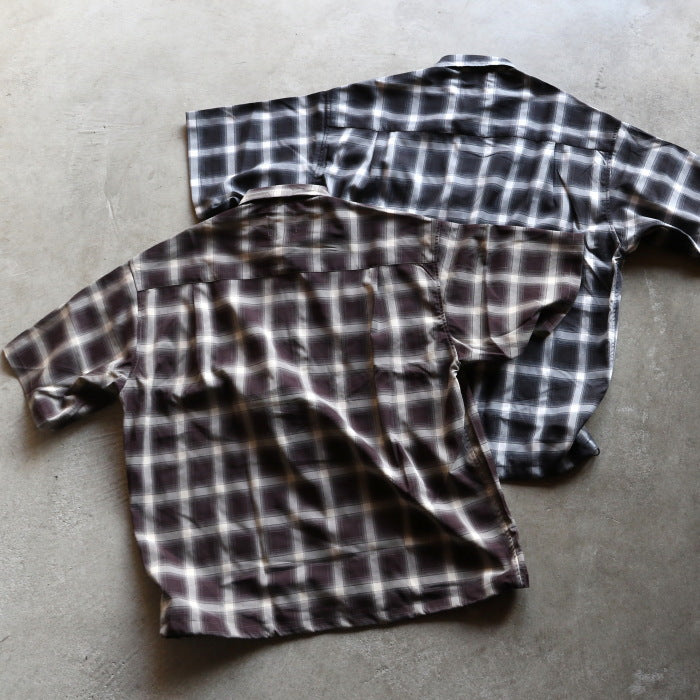 CHARGER トップス チャージャー オリジナル チェック スピンドル シャツ Check Spindle Shirt ブラック/ブラウン Black/Brown 2色展開 2026春夏新作