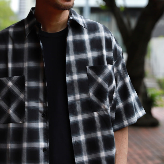 CHARGER トップス チャージャー オリジナル チェック スピンドル シャツ Check Spindle Shirt ブラック/ブラウン Black/Brown 2色展開 2026春夏新作
