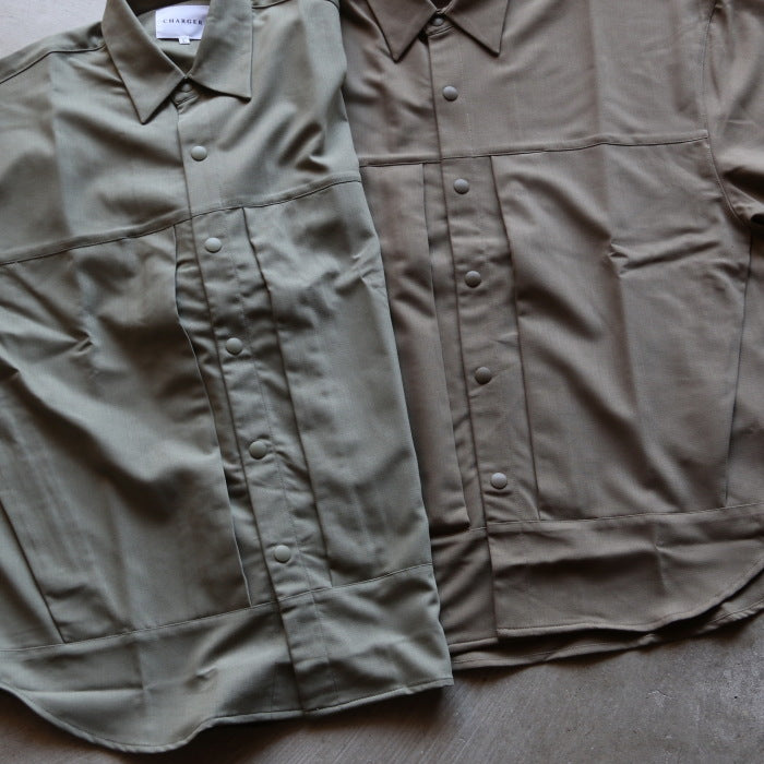 CHARGER トップス ユニセックス チャージャー オリジナル ユーティリティ シャツ Work Shirt グレージュ/オリーブ Graige/Olive 2色展開 2026春夏新作