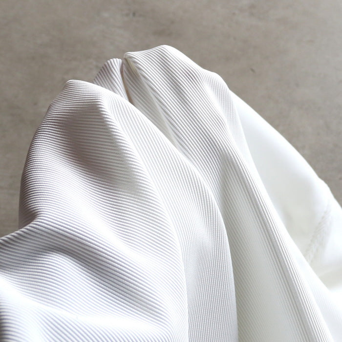 【着痩せシリーズ】CHARGER トップス ユニセックス 無地 チャージャー パネル 切り替え Tシャツ ホワイト/グレー White/Gray 2色展開