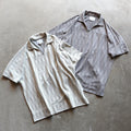 CHARGER トップス ユニセックス チャージャー オリジナル 総柄 スキッパー ポロ Skipper Polo アイボリー/グレー Ivory/Gray 2色展開 2026春夏新作